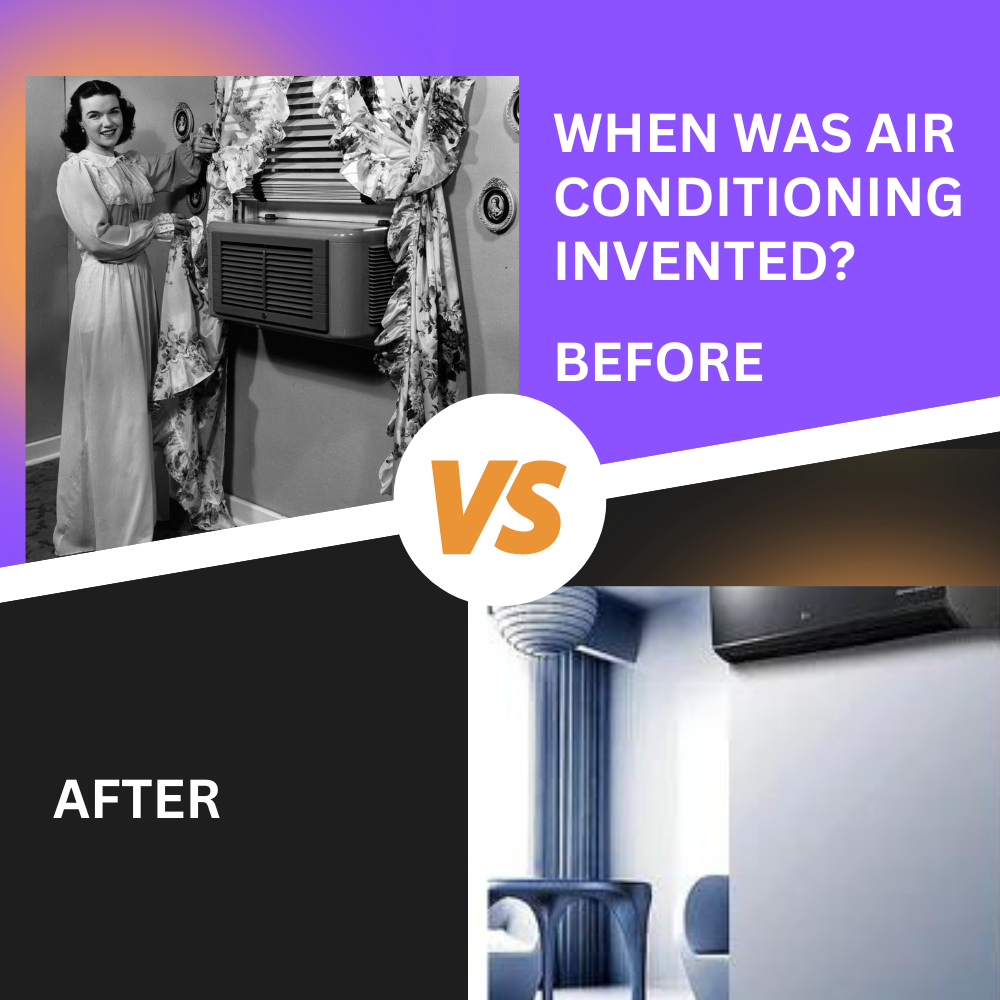 When was air conditioning invented?