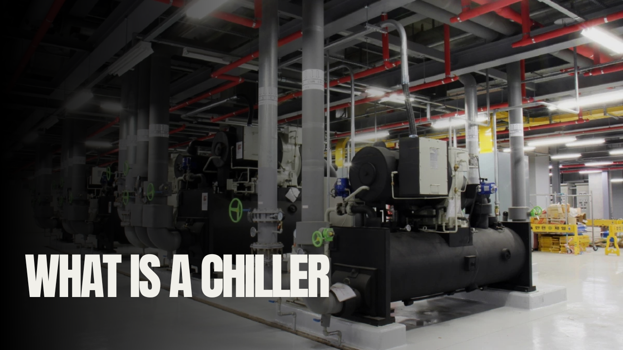 What is a chiller, and what are its main components?